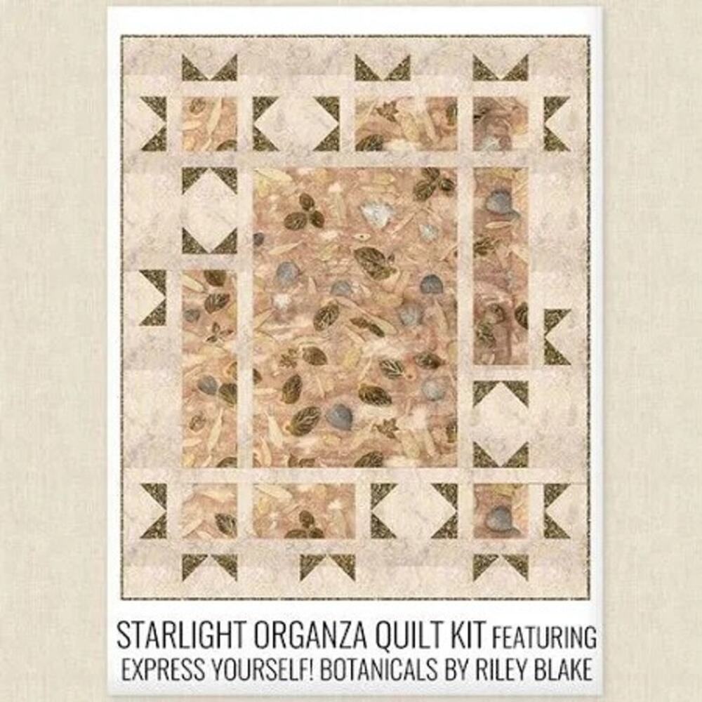 Botanicals Starlight Quilt Kit feat. Expressions Batiks for Riley Blake Designs